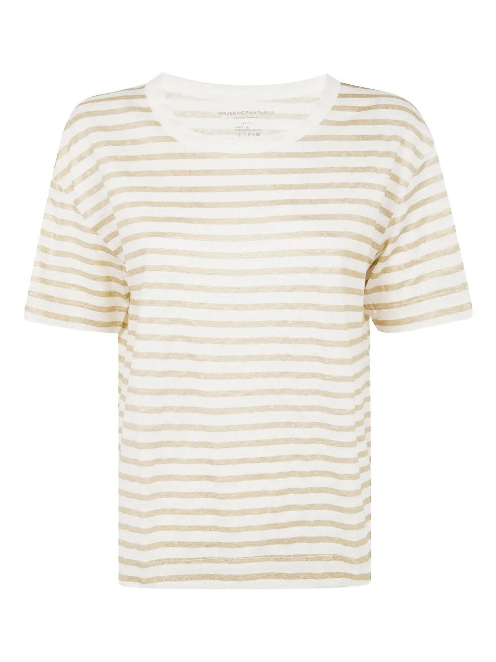 Majestic Round-neck Short Sleeve T-shirt
