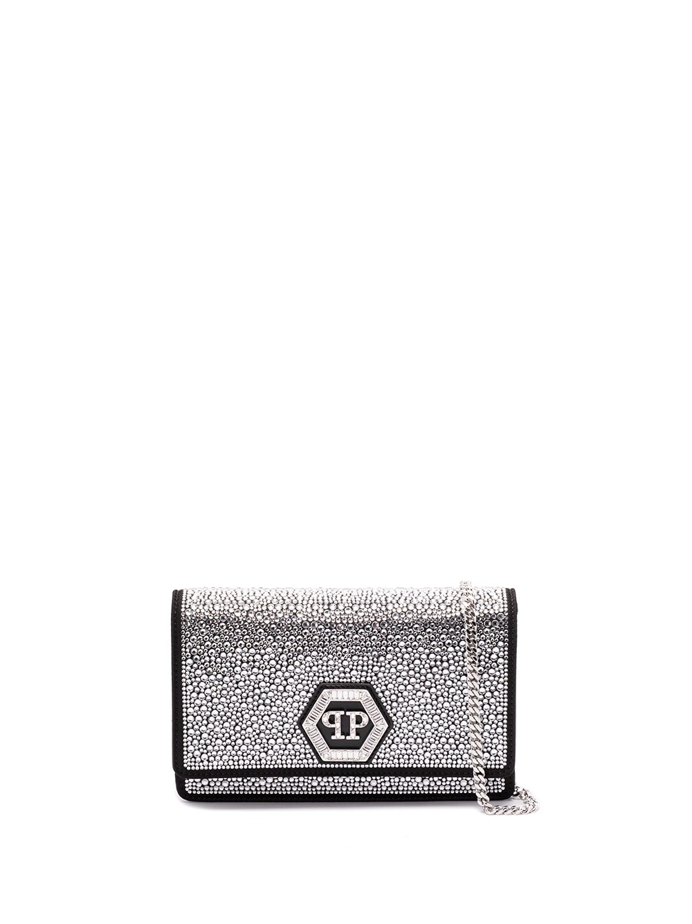 Philipp Plein Strass `Hexagon` Mini Shoulder Bag