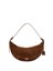 Prada `Prada Demi-Lune` Large Suede Shoulder Bag