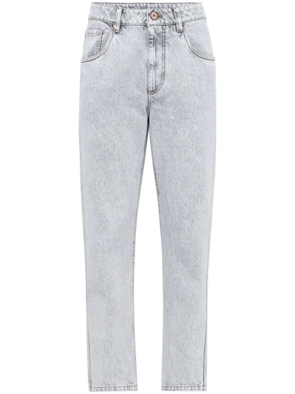 Brunello Cucinelli Mid-rise Tapered Jeans
