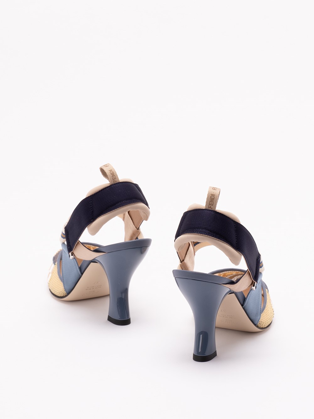 パンプス Fendi Colibri Patchwork Pumps With Ff Embroidery fendi `colibrì patchwork` pumps with `ff` embroidery