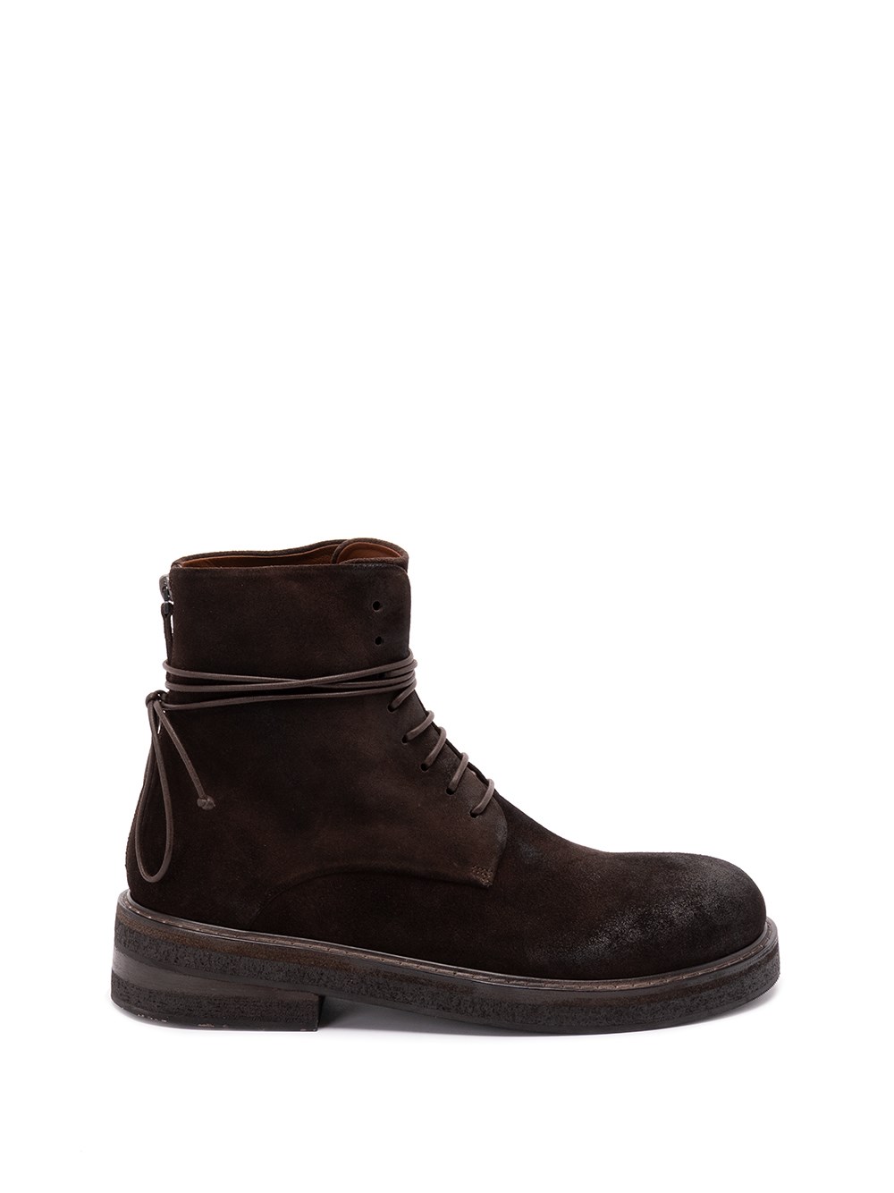 Marsèll Brown Parrucca Lace Up Ankle In Multi