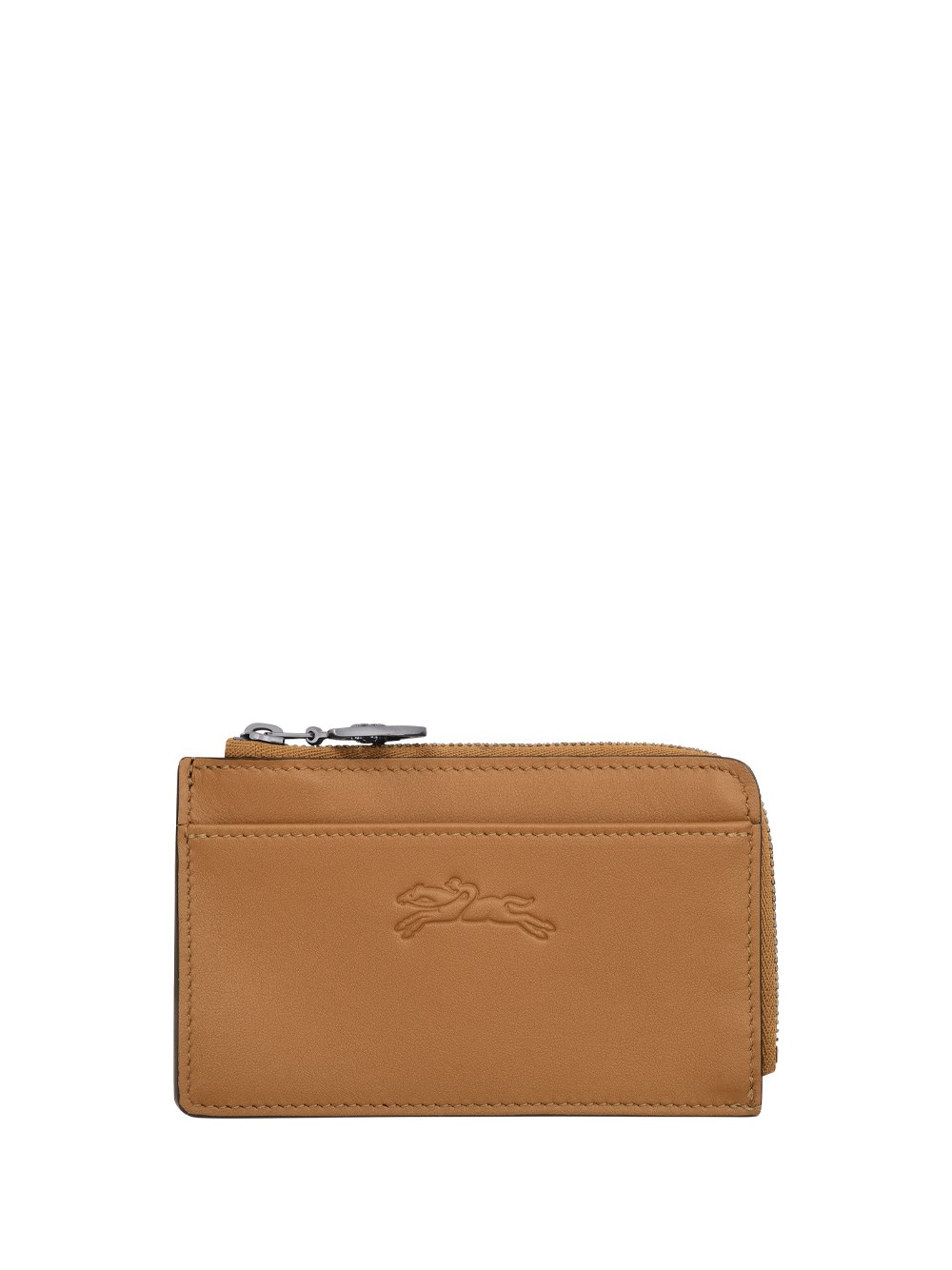 Longchamp Le Pliage Zippered Leather Cardholder