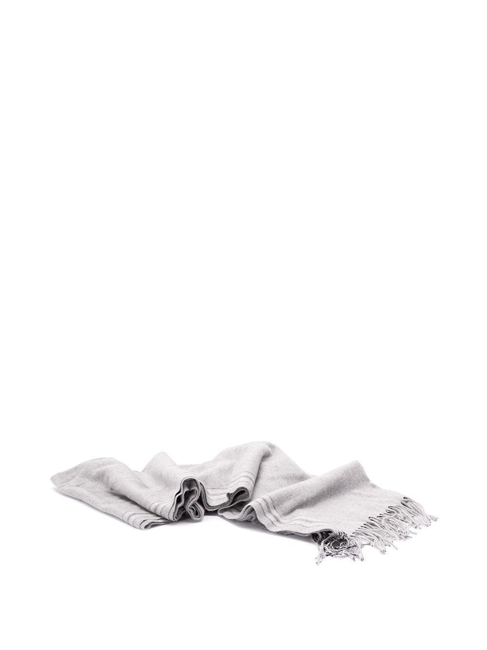 Brunello Cucinelli Men Scarf In Gray