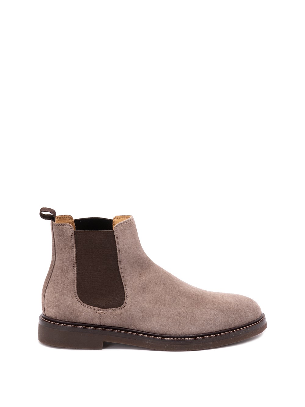 Brunello Cucinelli Men Leather Chelsea Boots In Pink