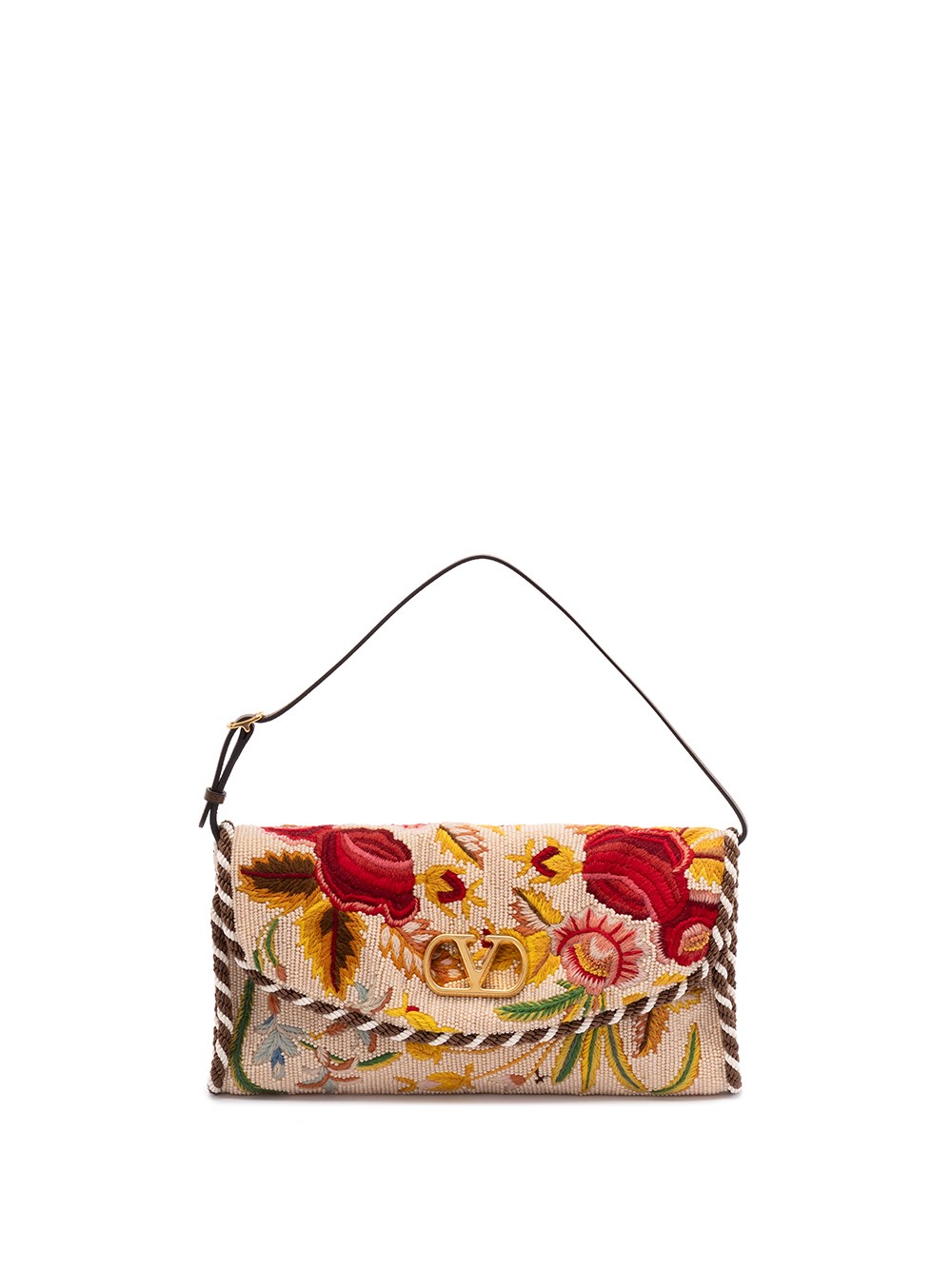Valentino Garavani Garavani Vain Soft Embroidered Small Shoulder Bag Woman Multicolour Uni