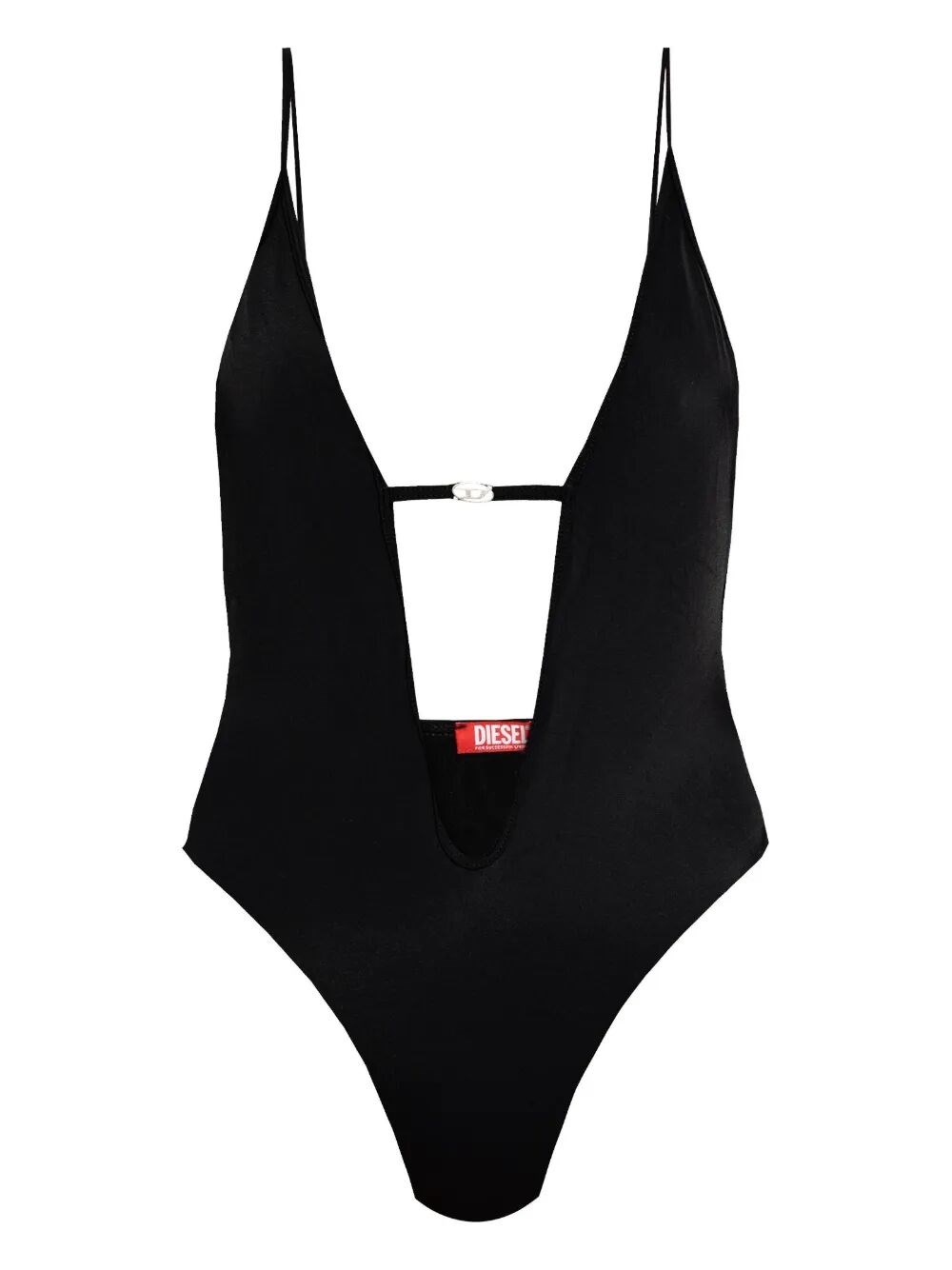 Diesel Daisydnm Onepiece Swimsuit In Black