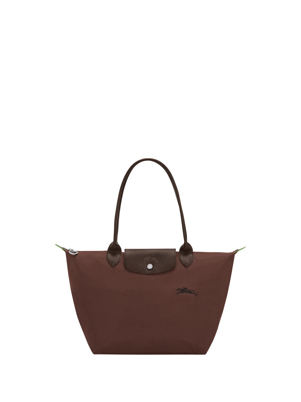 Longchamp 'm Le Pliage Original' Brown Tote Bag With Embossed Logo In Brown