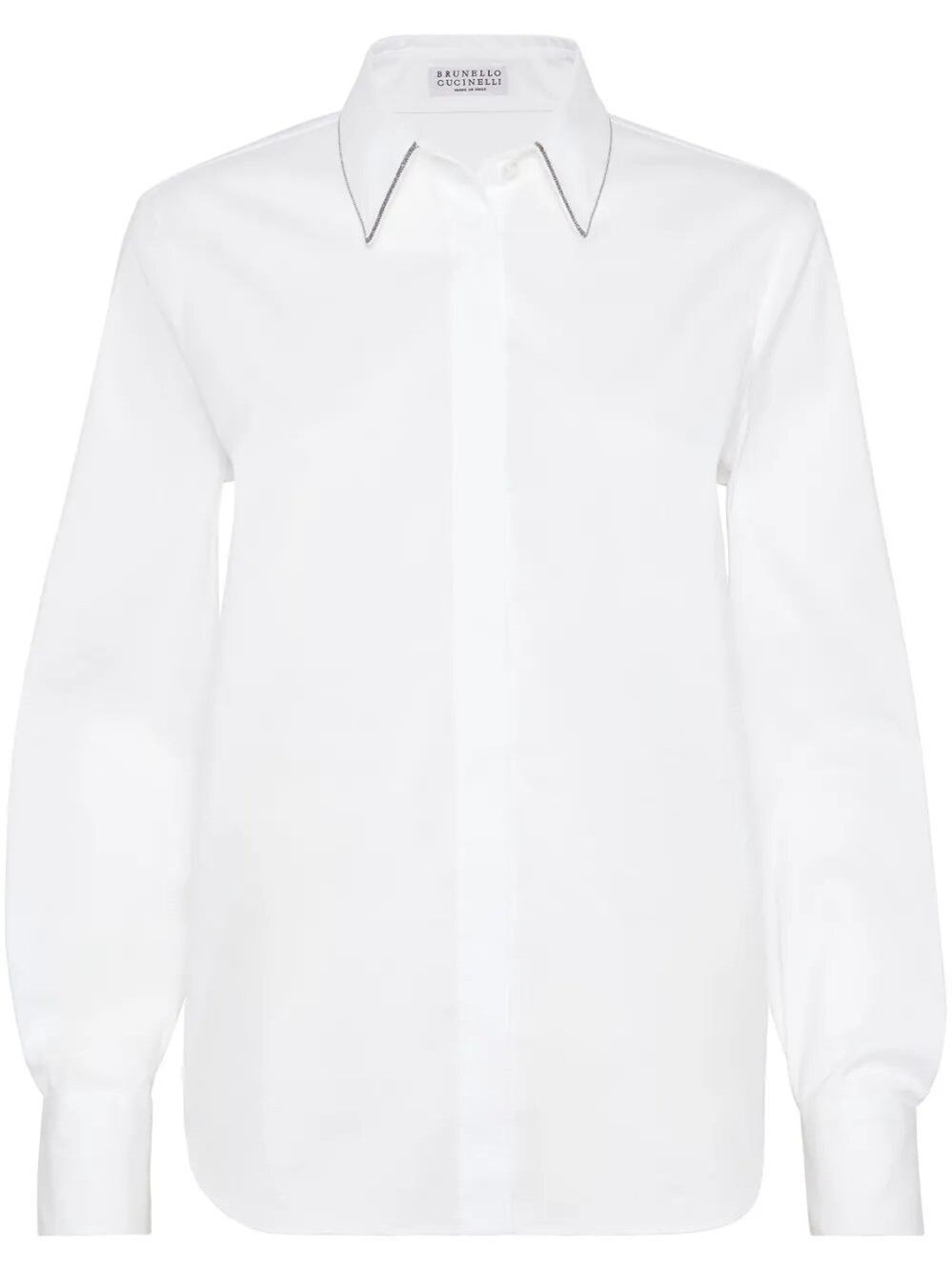 Brunello Cucinelli "shirt With Shiny In White