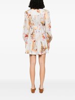 zimmermann `ascension plunge` mini dress available on