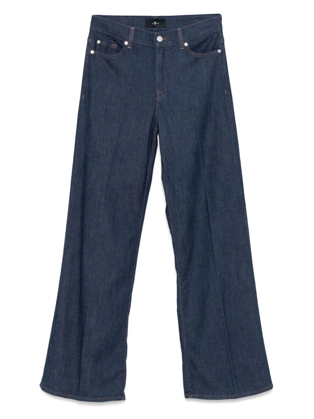 7 For All Mankind Weightless Denim Pleated Trouser