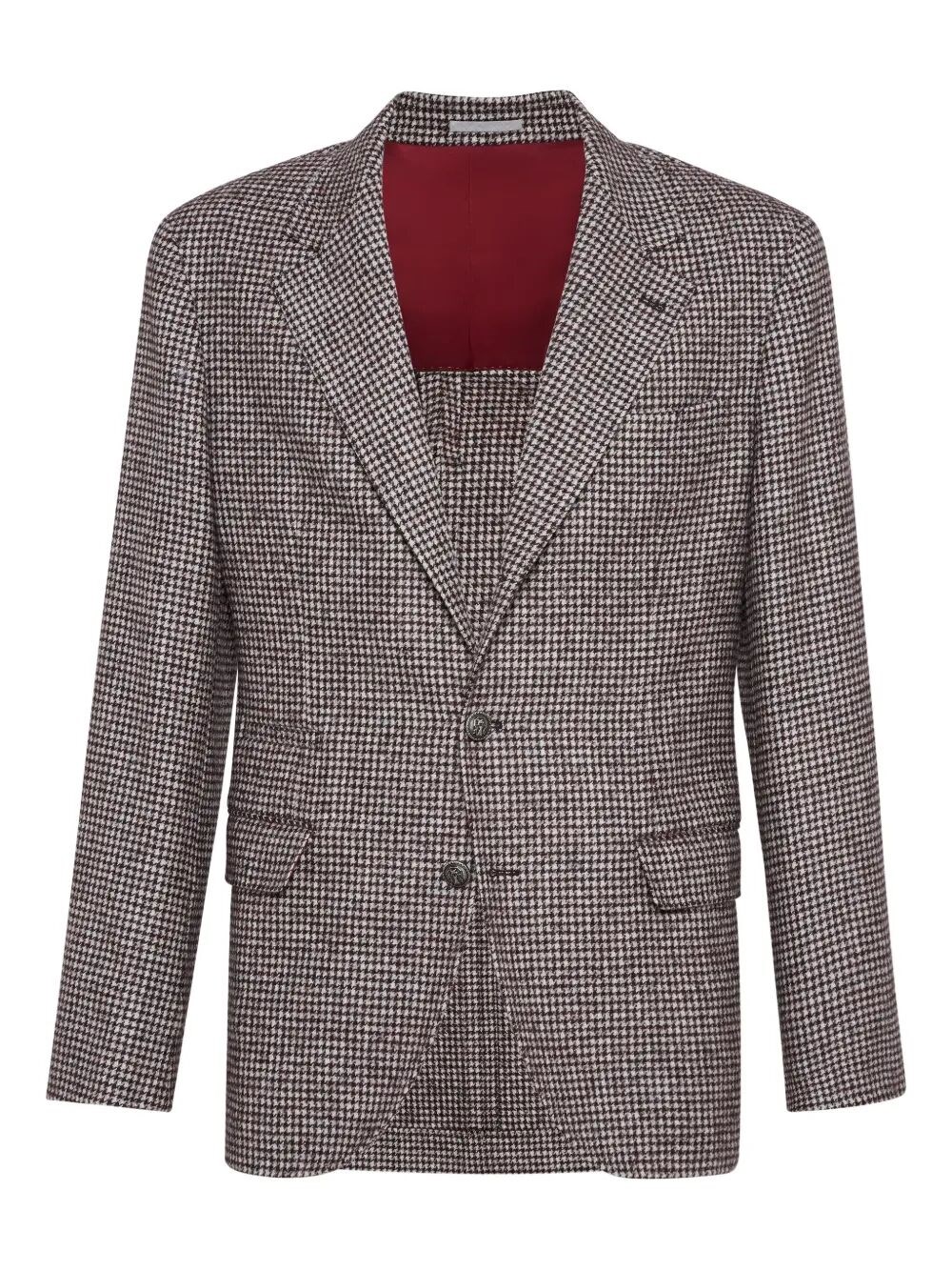 Brunello Cucinelli Single-breasted Blazer In Brown