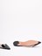 Alaia `Le Coeur` Flat Slingbacks In Patent Calfskin