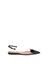 Alaia `Le Coeur` Flat Slingbacks In Patent Calfskin