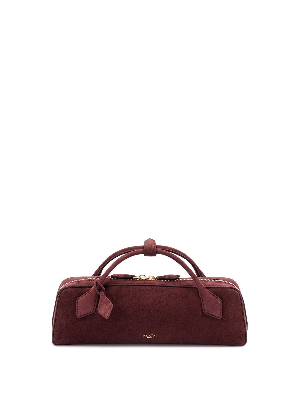 Alaïa `le Teckel` Clutch In Suede Goatskin