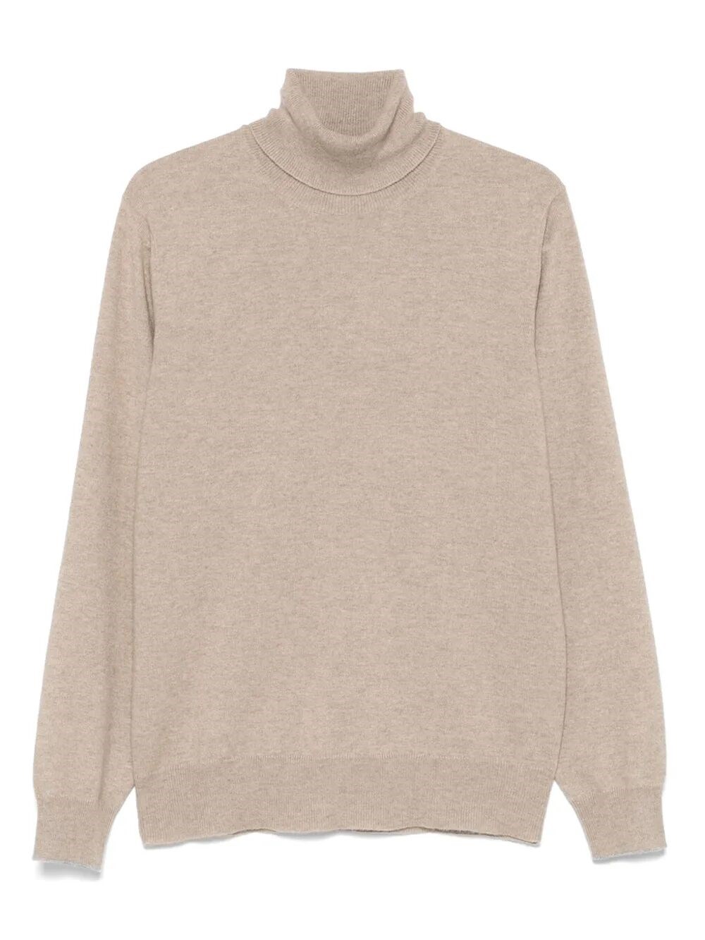 Brunello Cucinelli Cashmere Turtle-neck Sweater In Neutral