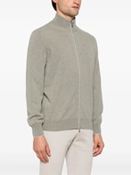 brunello cucinelli zip-front cardigan available on Spinnaker