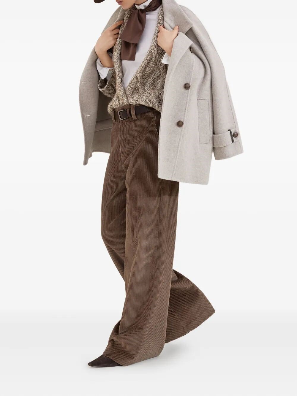 BRUNELLO CUCINELLI スパンコール リネンシルクカーディガン BRUNELLO CUCINELLI - 美品 BRUNELLO CUCINELLI ブルネロ