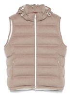 【関税＆送料込み】Brunello Cucinelli Padded Vest Technical puffer vest in blue - Brunello Cucinelli | Mytheresa