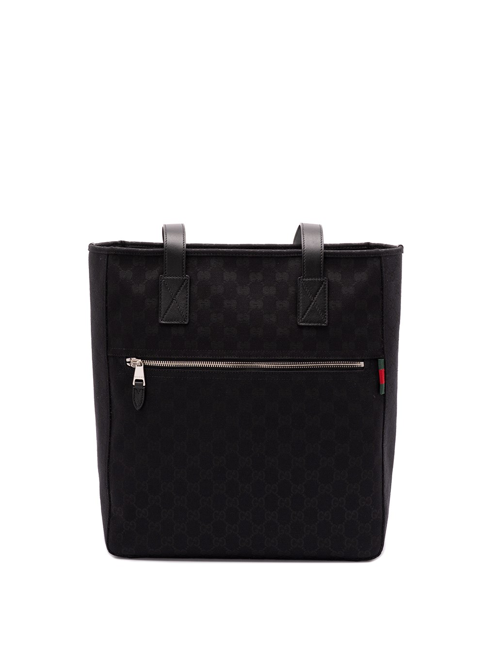Gucci Medium Gg Canvas Tote Bag In Black