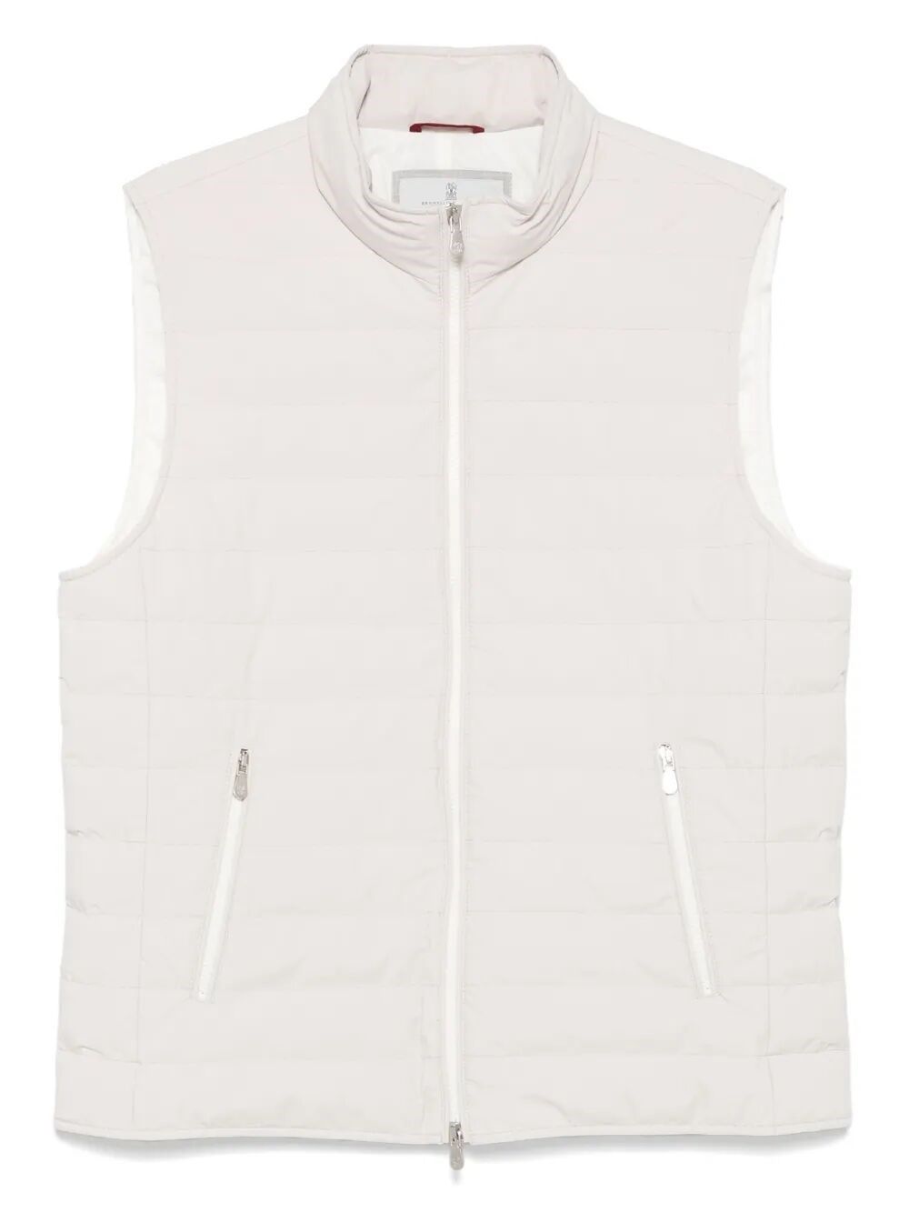 Brunello Cucinelli Quilted High-neck Gilet With Zip
