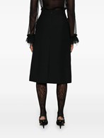 スカート Valentino Garavani Skirt With Leather Details valentino garavani skirt with leather details available on