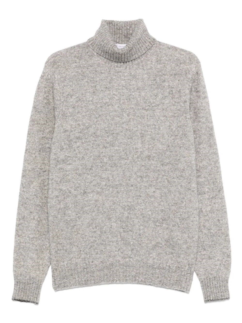 Brunello Cucinelli Men Turtle-neck Sweater In Gray
