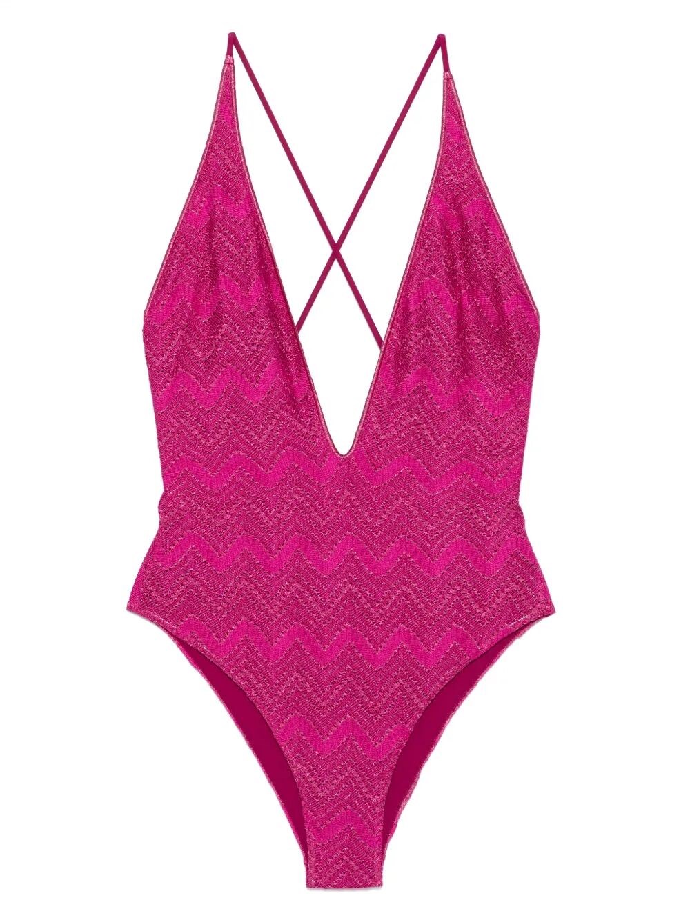 Missoni One-piece Swimsuit In Pink