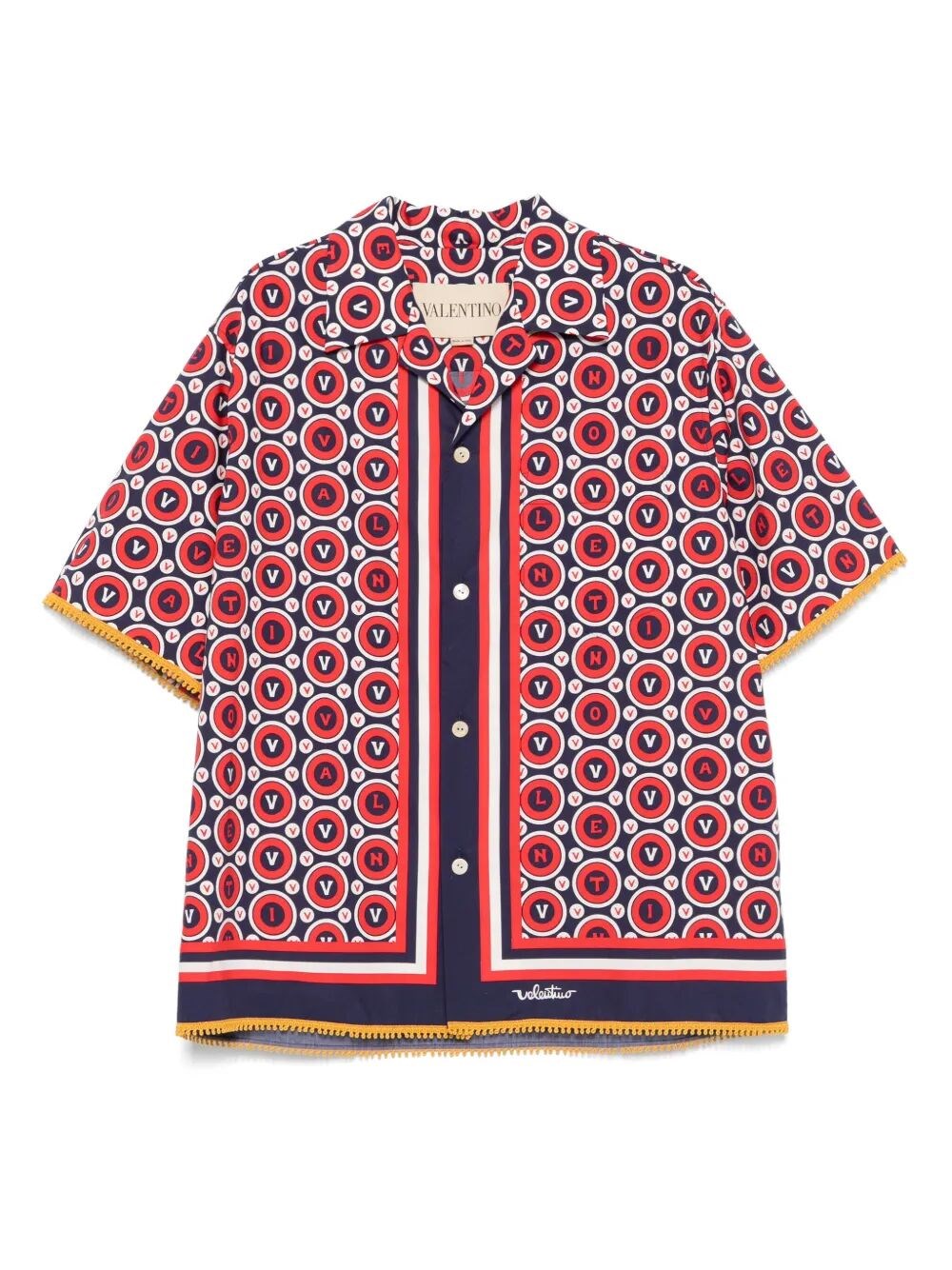Valentino Garavani `Bulles Royales` Bowling Shirt