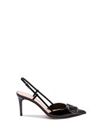 【関税込み】Valentino Garavani 'VLogo Signature' slingbacks Vlogo Signature Slingback Pump In Laminated Nappa Leather