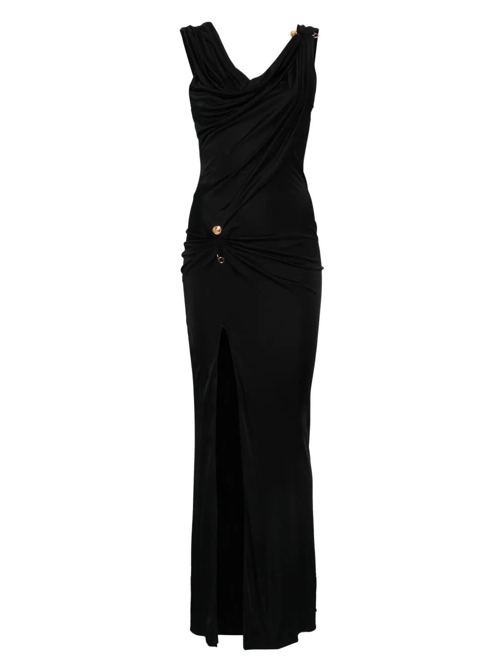ワンピース VERSACE GOWN RESPONSIBLE VICOSE LIQUID JERSEY versace gown `responsible` vicose liquid jersey available on