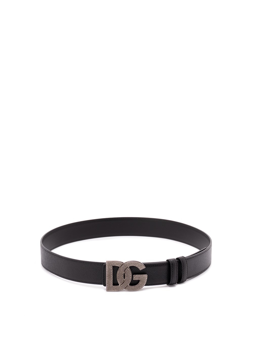 Vintage woman, dolce, and Gabbana black leather belt made in Italy Leather belt with baroque DG logo in Black for Women  main image 4