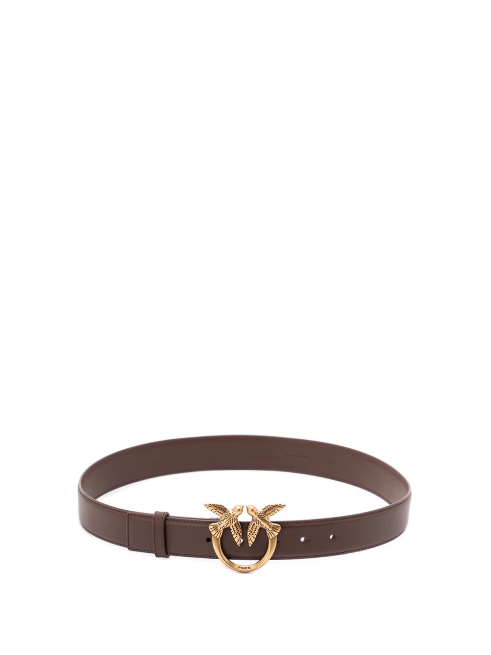 Pinko `Love Birds` Leather Belt
