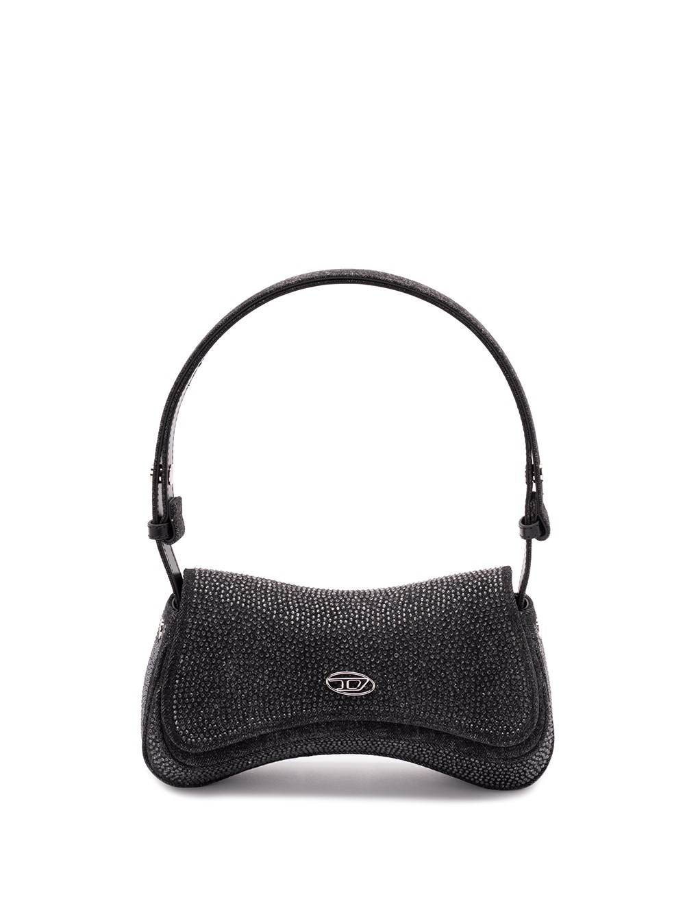 Diesel `play Clutch` Crystal Clutch In Solarised Denim