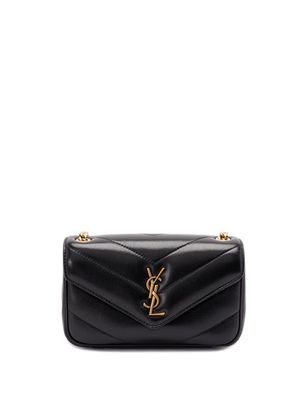 24AW new/Saint Laurent Le5a7Suppleショルダーバッグ Bag Black Saint Laurent Small Nylon Bag