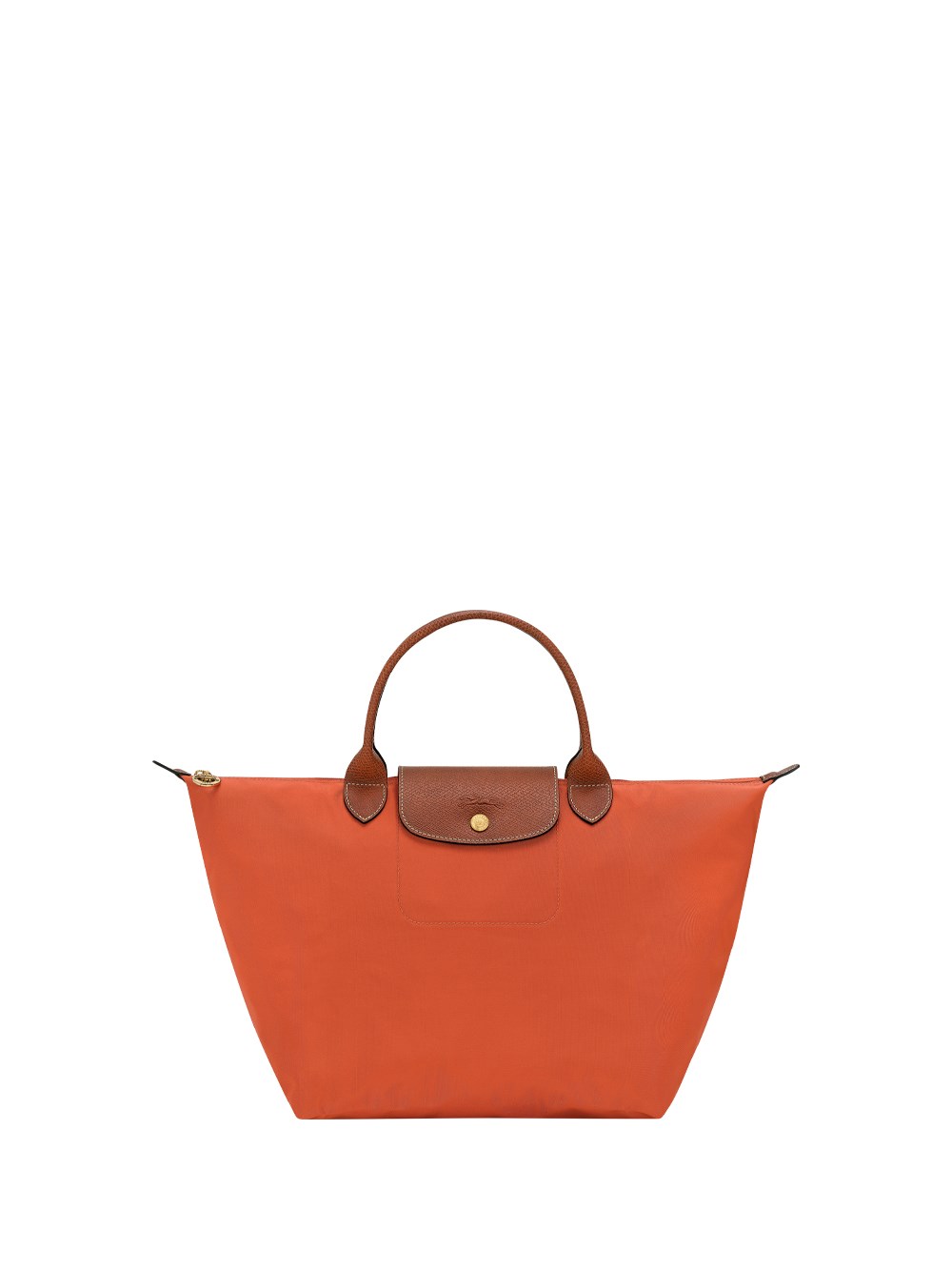 Longchamp `le Pliage Original` Medium Handbag In Yellow