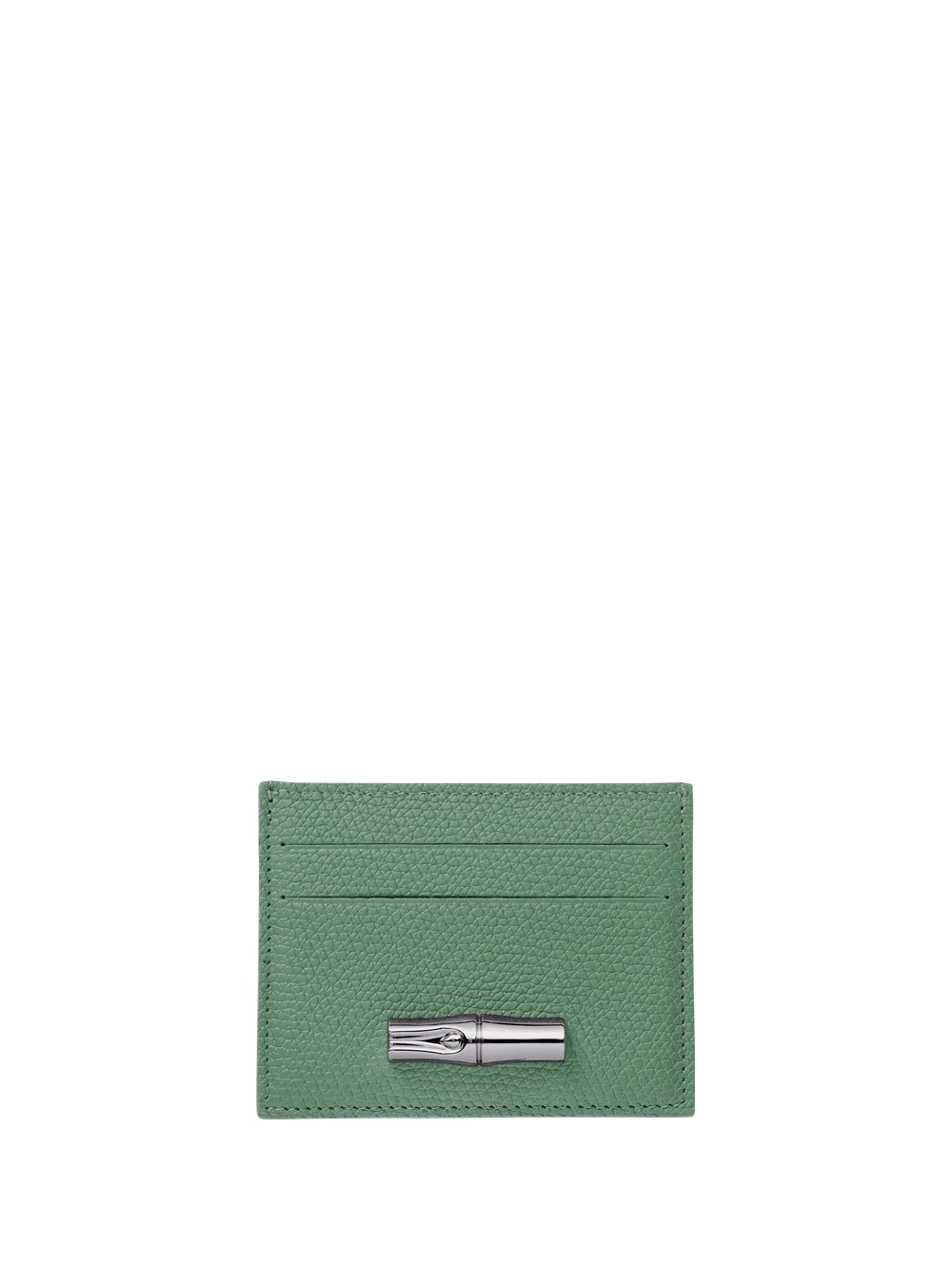 Longchamp `le Roseau` Card Holder In Green