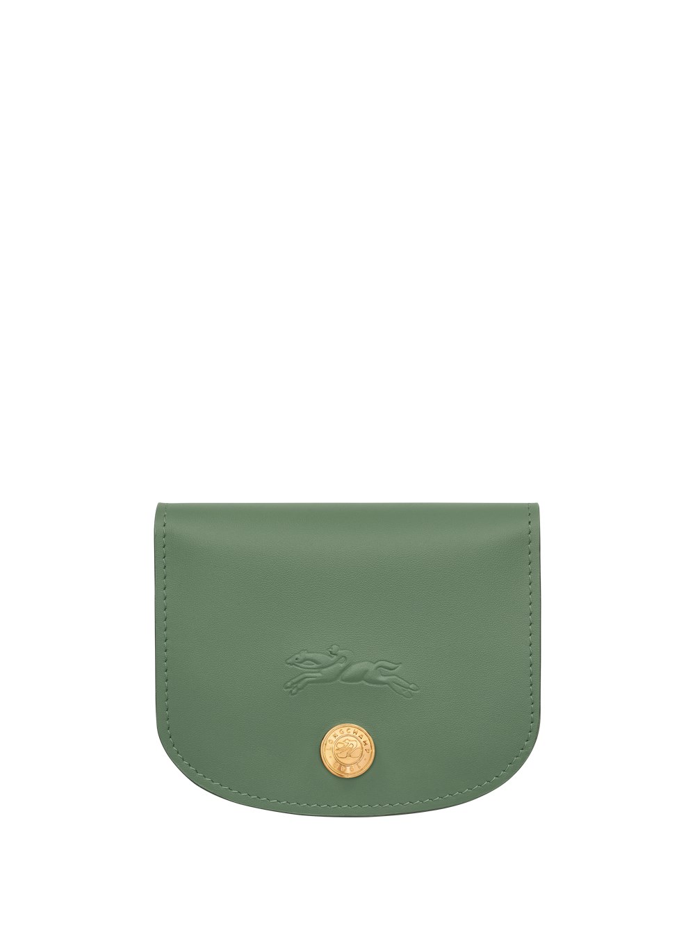 Longchamp `epure Timeless` Card Holder In Green