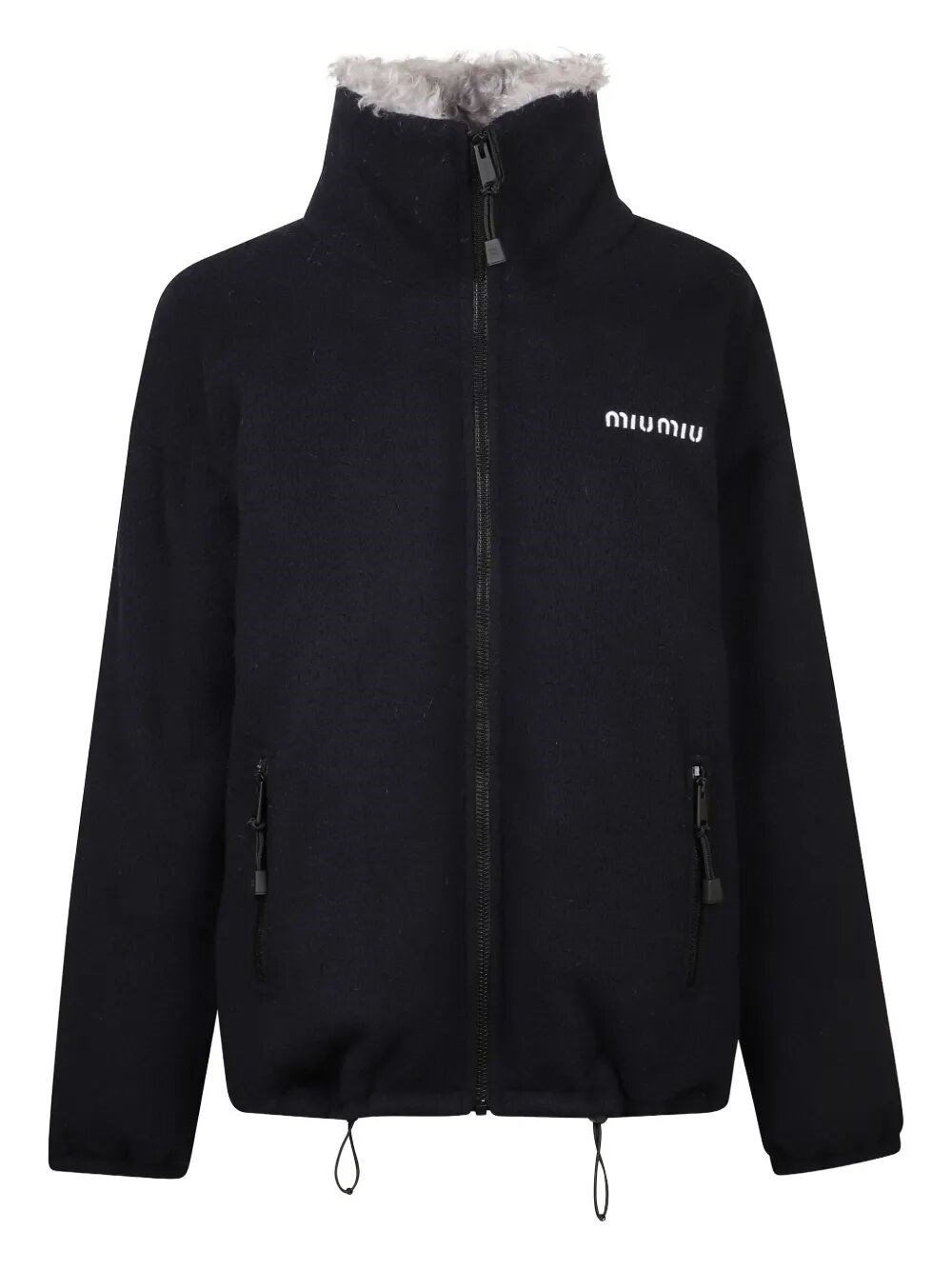 Miu Miu Puffer Jacket In Blue