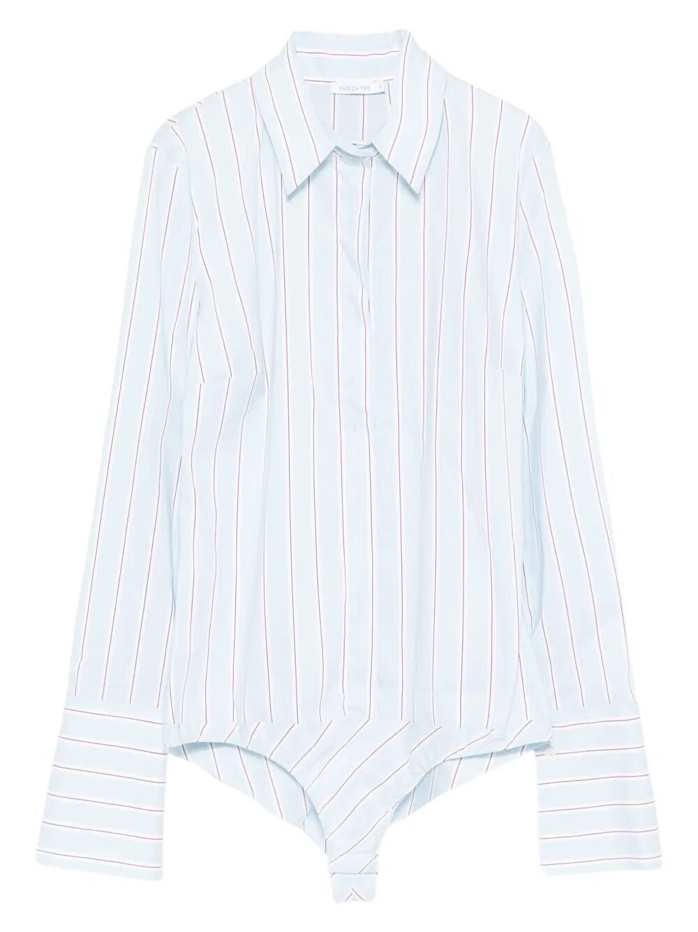 Patrizia Pepe Body Shirt In Blue