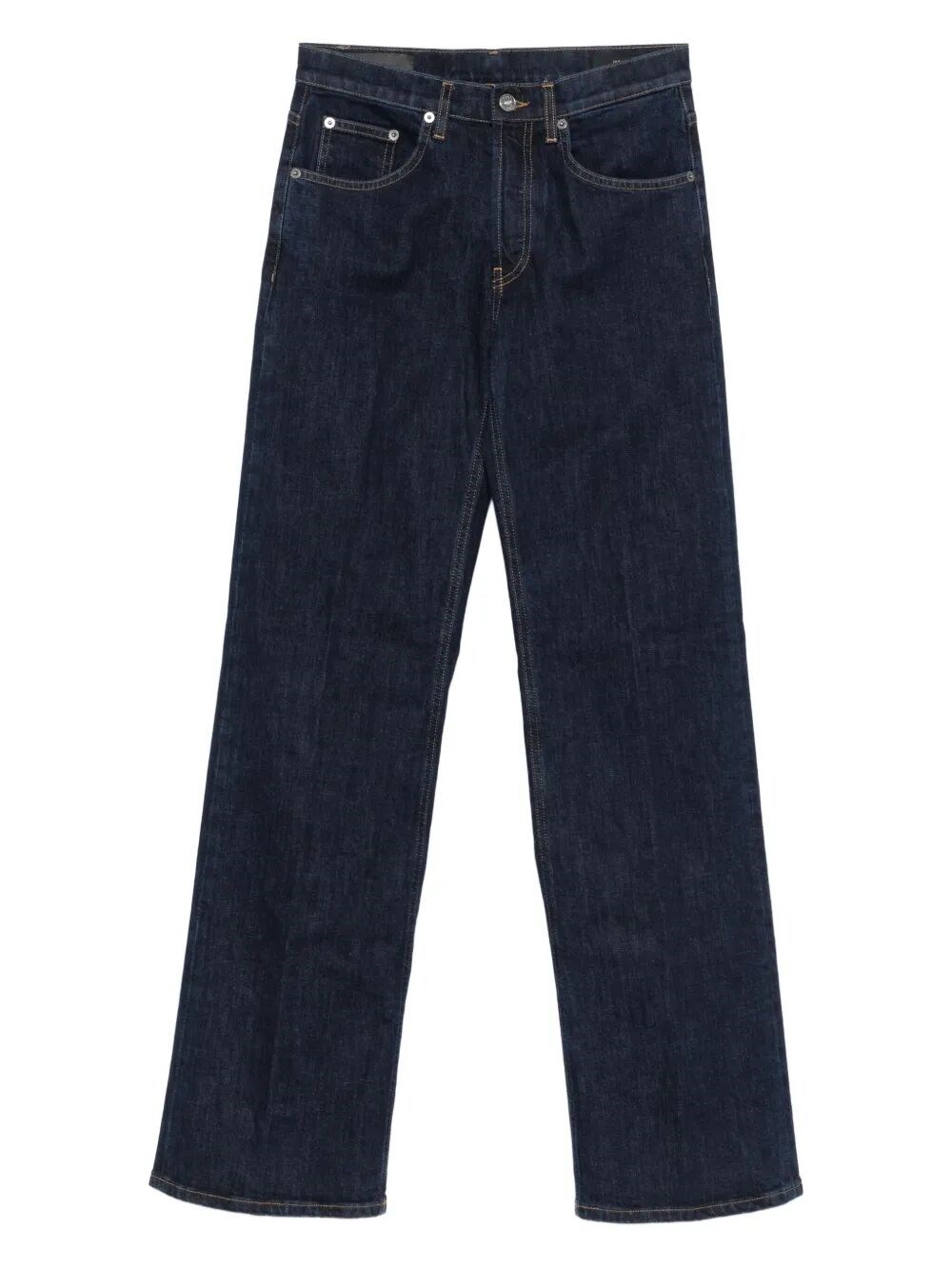 Dondup Logo-patch Jeans In Blue
