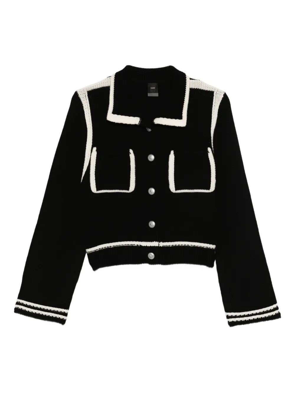 Pinko `sulcis` Cardigan In Black
