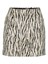 Rotate Printed Faux Fur Skirt