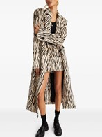 コート ROTATE FW25 'Printed Faux Fur' coat (115047858 858) rotate printed faux fur coat available on Spinnaker - 53563