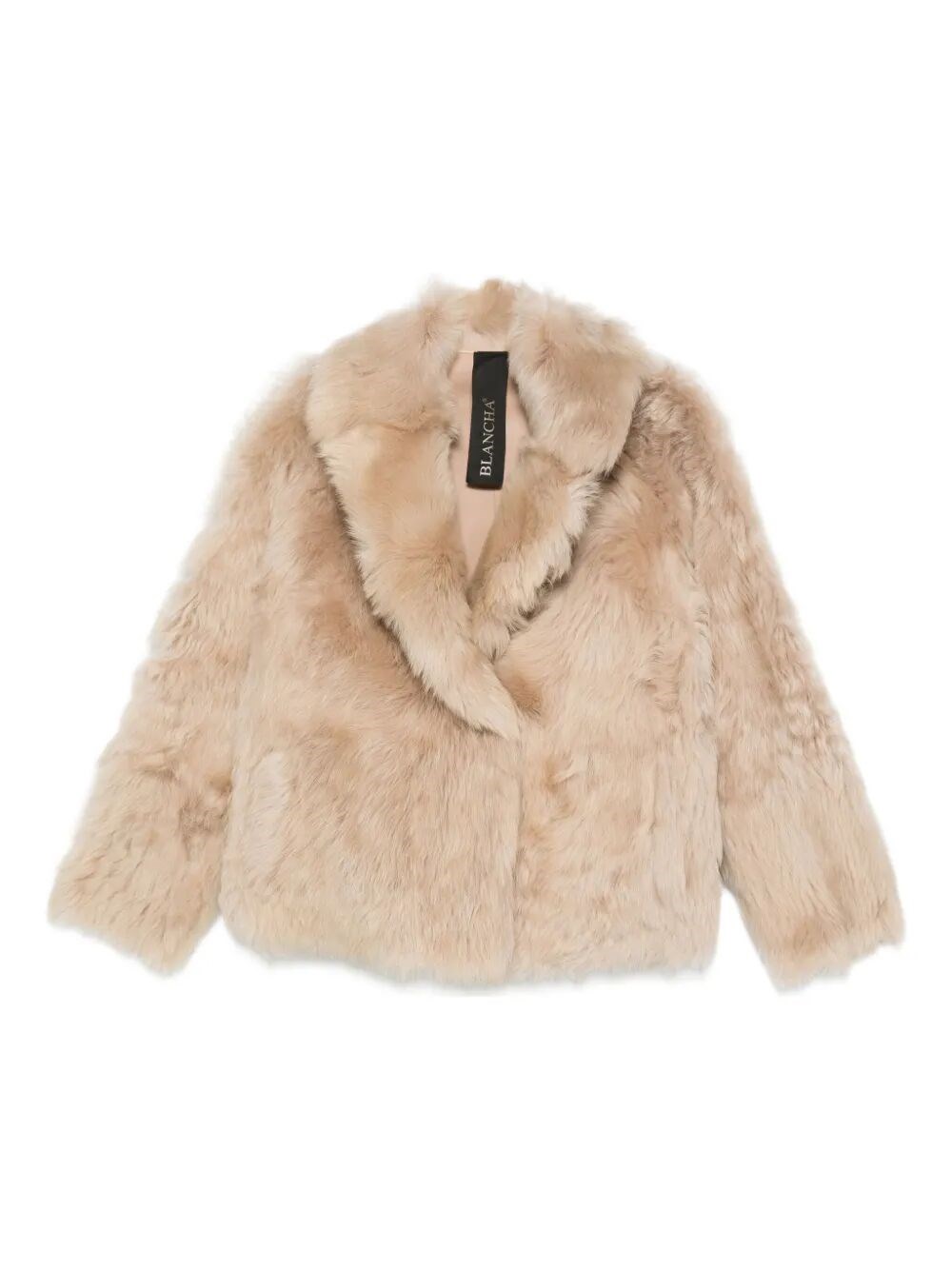 Blancha Shearling Jacket In Sand