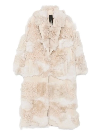 コート BLANCHA Light astrakhan merino shearling coat blancha light `astrakhan` merino shearling trench coat