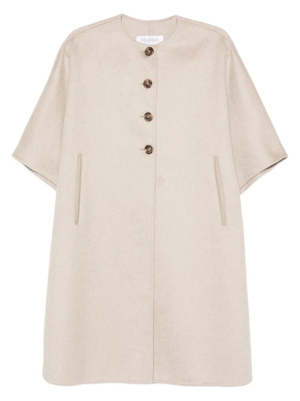 Max Mara Cashmere Cape In Sand
