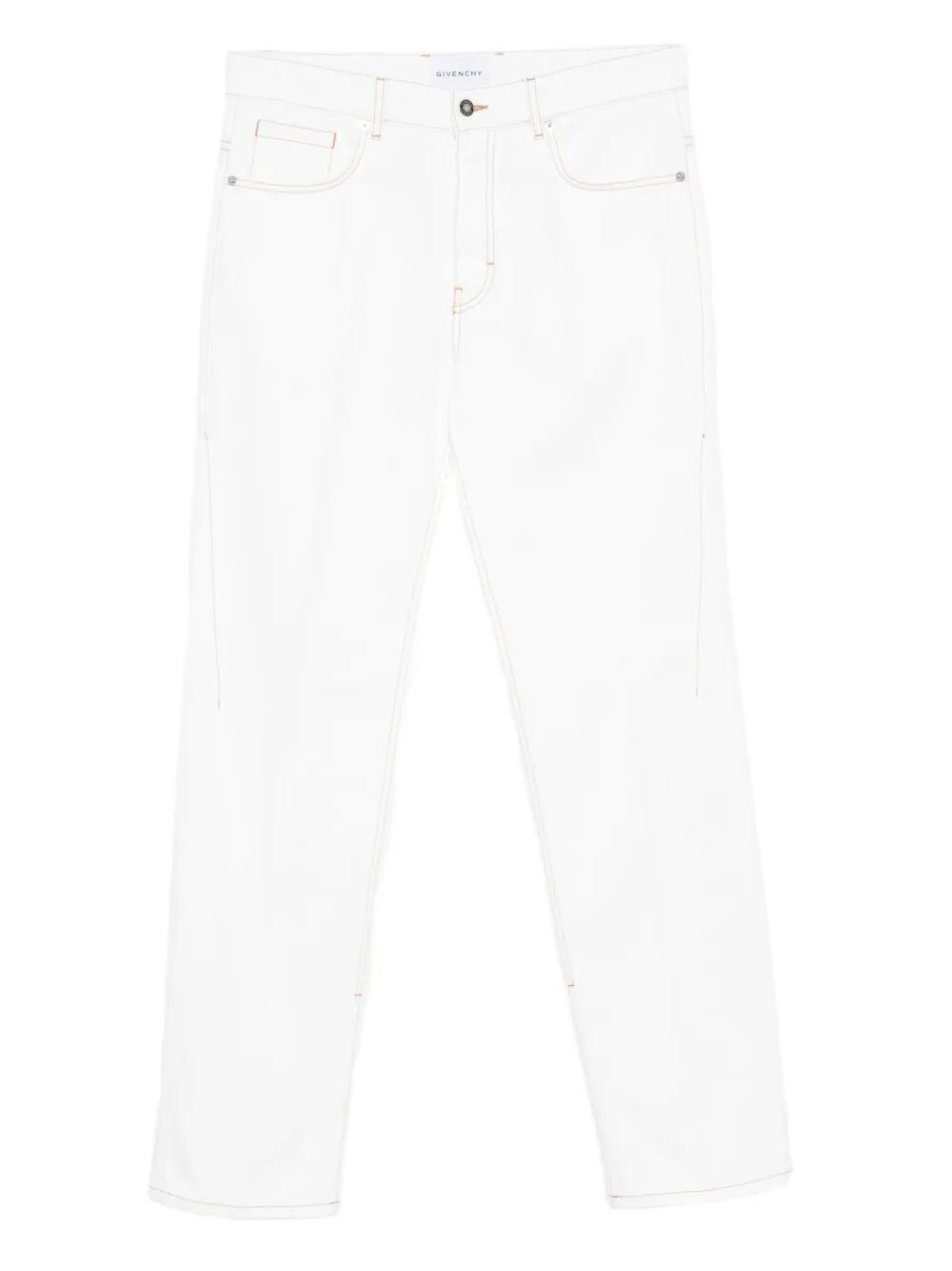 Givenchy Wide Straight Jeans In White