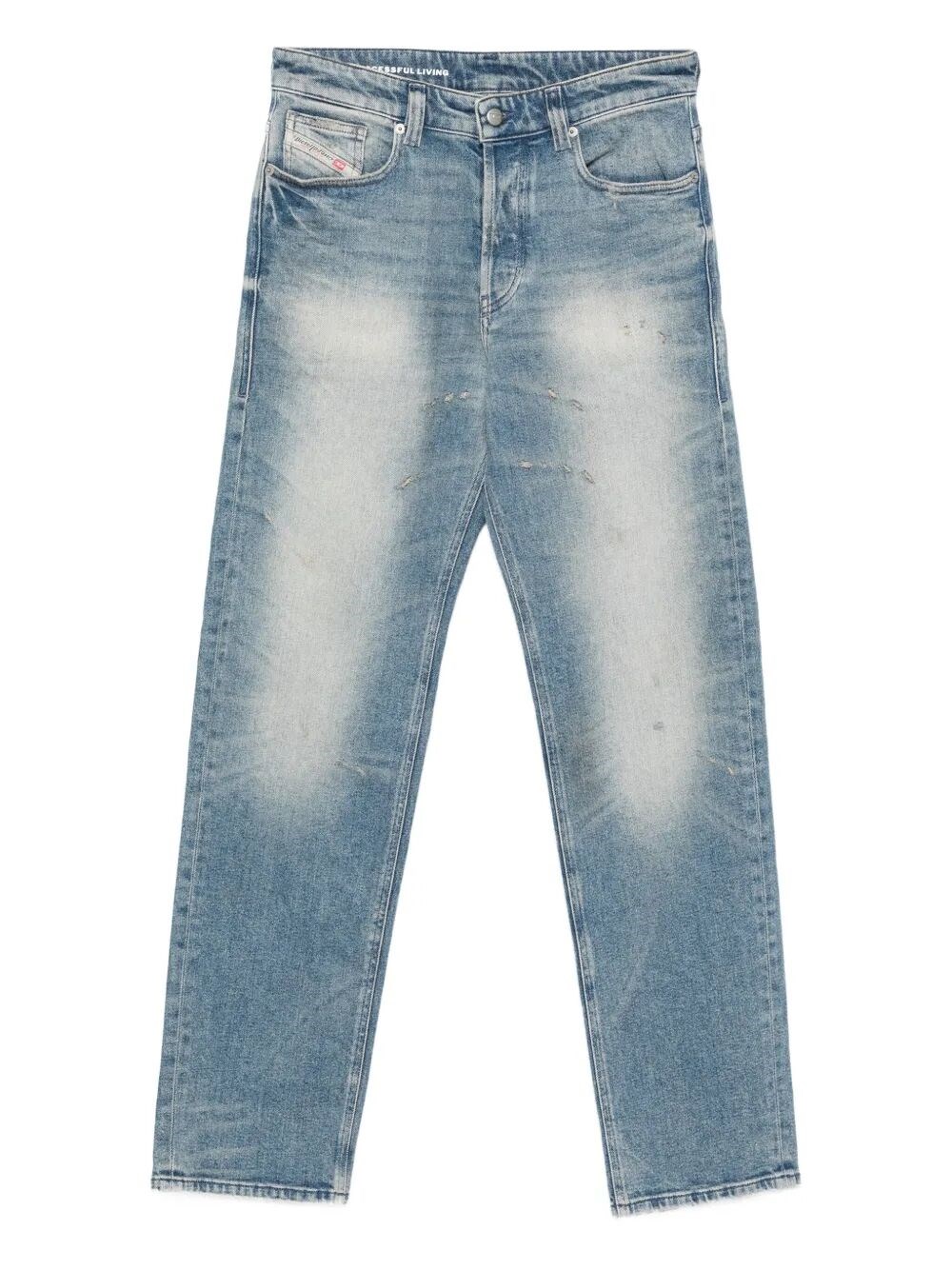 Diesel 1988 D-ark 09m21 Faded-effect Jeans In Blue