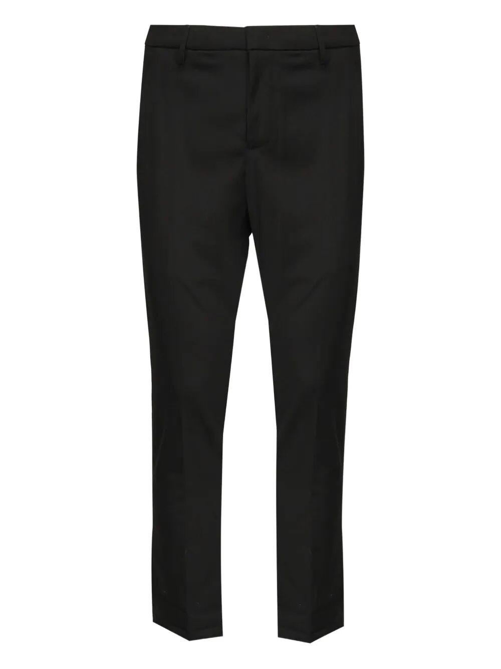 Dondup Belt Loop Casual Pants In Black